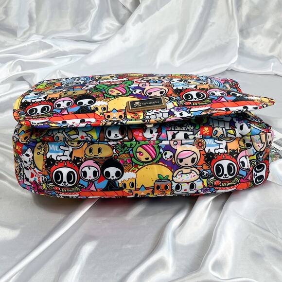Tokidoki Food Buffet Messenger Ipad Bag Purse Vintage Rare Adios 2015 New - Picture 4 of 13